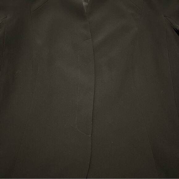 Giorgio Armani Silk Hidden Buttons Black Blazer Borgo 21 - Picture 11 of 13